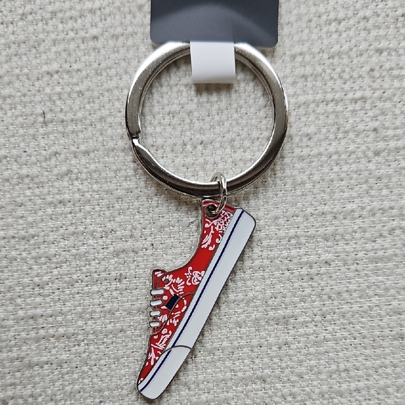 Vans Red and White Sneaker Keychain - Picture 2 of 10